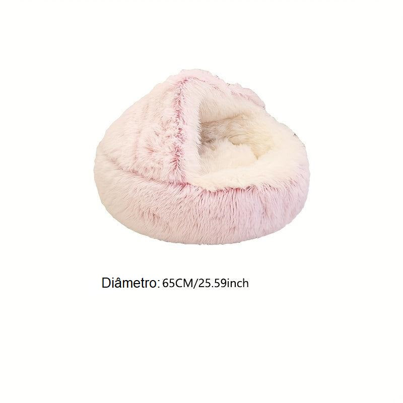 Cama Redonda Luxuosa para Pets