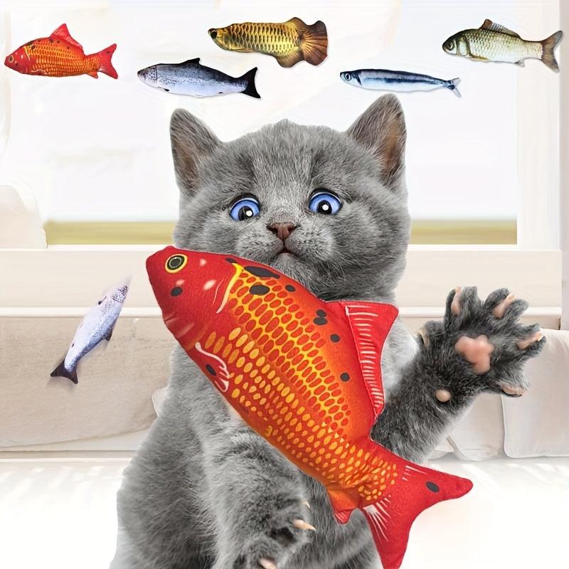 Brinquedo Peixe Elétrico Recarregável para Gatos